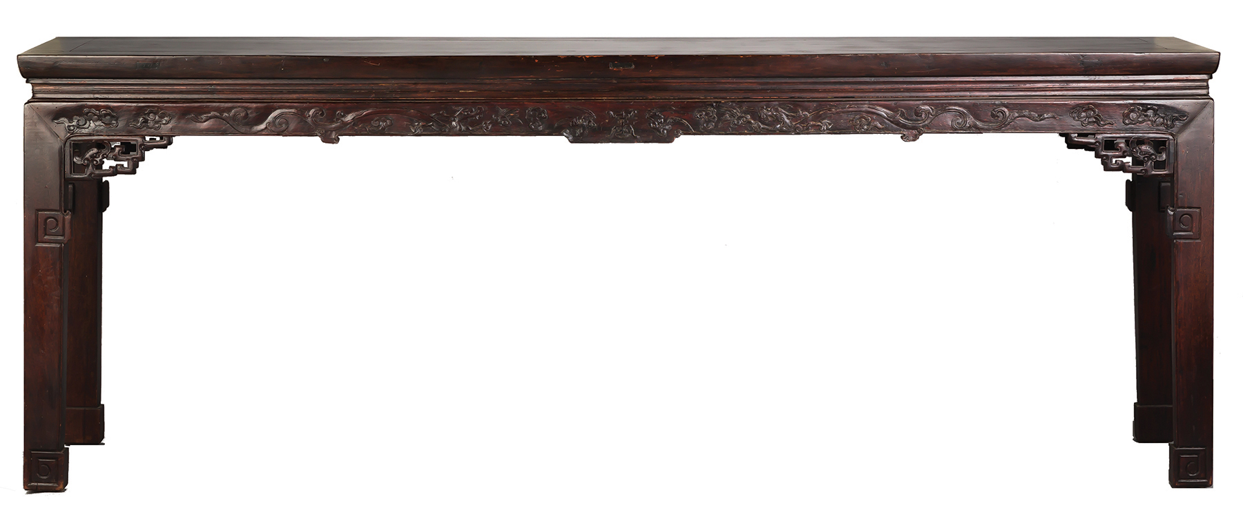 Appraisal: Large Chinese Carved Hardwood Alter Table