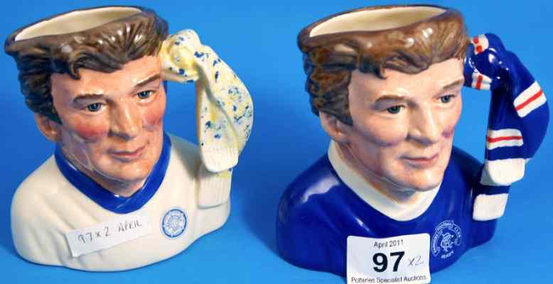 Appraisal: Royal Doulton Intermediate sized Football Supporters Character Jugs Rangers D