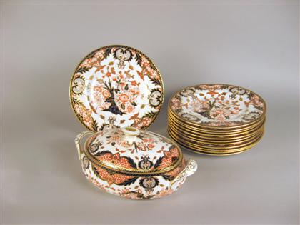 Appraisal: Royal Crown Derby Imari pattern bone china partial supper service