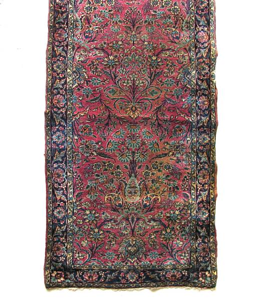 Appraisal: A Sarouk runner size approximately ft in x ft in