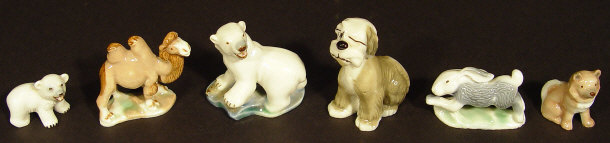 Appraisal: Small selection of Wade Whimsies including polar animals and English