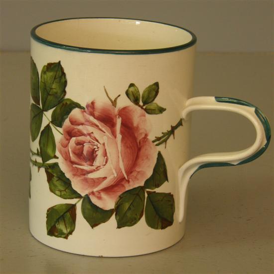 Appraisal: Wemyss pottery mug painted with roses impressed mark 'Wemyss Ware