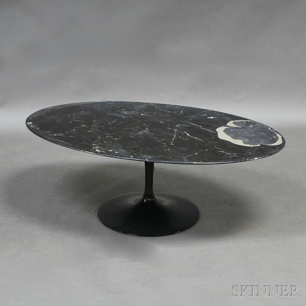 Appraisal: Knoll Table Seagram Collection designed by Eero Saarinen cast metal