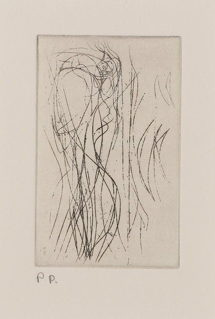 Appraisal: John Wells British - Abstractprinter's proof inscribed in pencil in