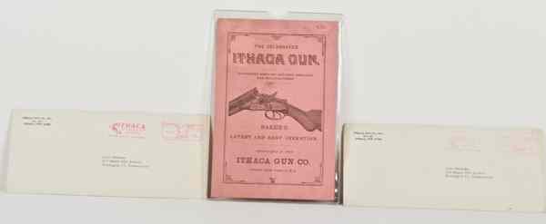 Appraisal: Early Ithaca Gun Co Catalog PLUS Two Letters from the