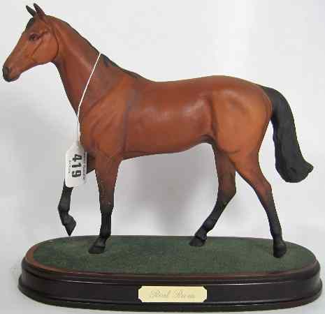 Appraisal: Royal Doulton Model of Red Rum On Wooden Base DA