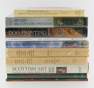 Appraisal: A quantity of art books including Waldram Beatrice Greuze Cassell's