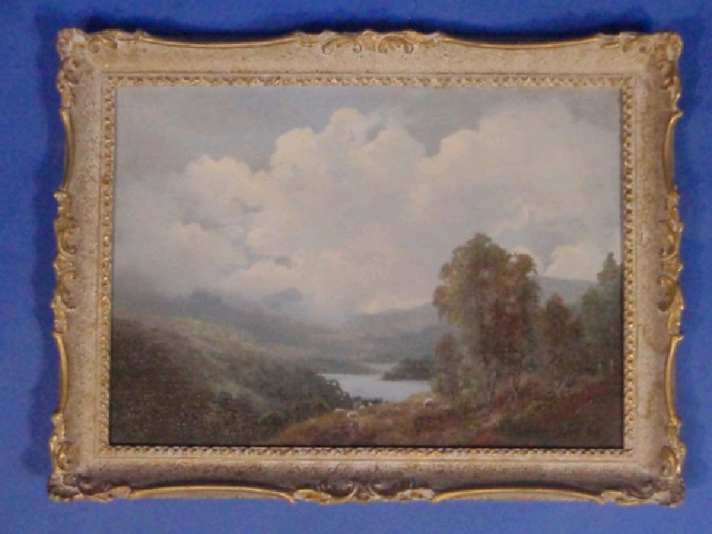 Appraisal: Douglas Falconer Part of Lake Coniston oil on board signed