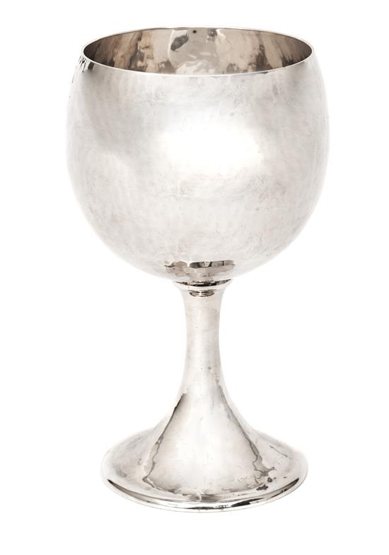 Appraisal: Sale Lot An Italian Silver Goblet Bucellati Height inches -