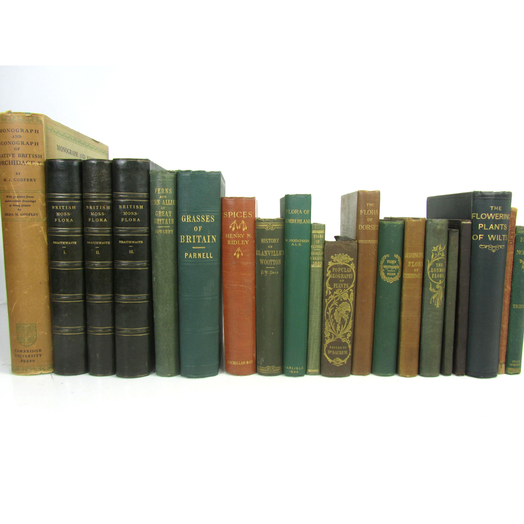 Appraisal: Botany and Natural History a collection of c volumes including