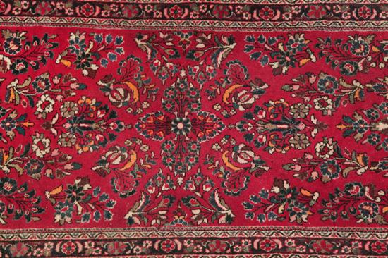 Appraisal: ORIENTAL RUG Ca - Sarouk All over floral design on