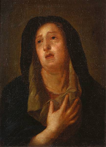 Appraisal: Follower of Guido Reni Italian - th Century The Virgin