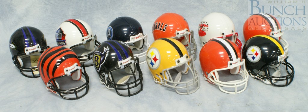 Appraisal: Riddell American Football Conference AFC North mini replica collector football