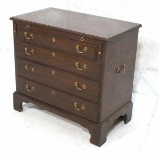 Appraisal: VIRGINIA GALLERIES Bachelors Chest HENKEL-HARRIS Antique reproduction mahogany cabinet drawers