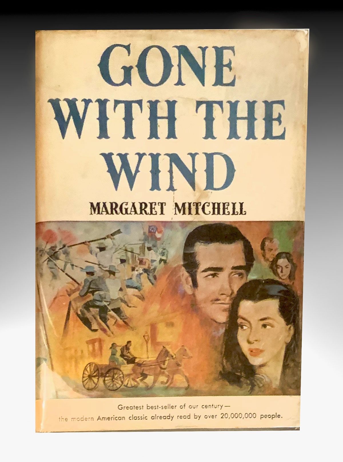 Appraisal: SIGNED ''GONE WITH THE WIND'' BOOK Hard cover Gone with