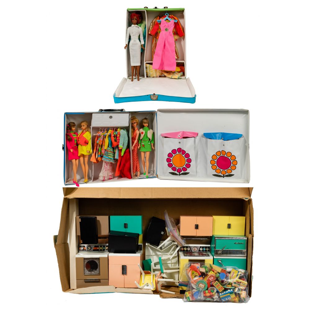 Appraisal: MATTEL BARBIE AND JULIA DOLL AND ACCESSORY ASSORTMENT dolls including