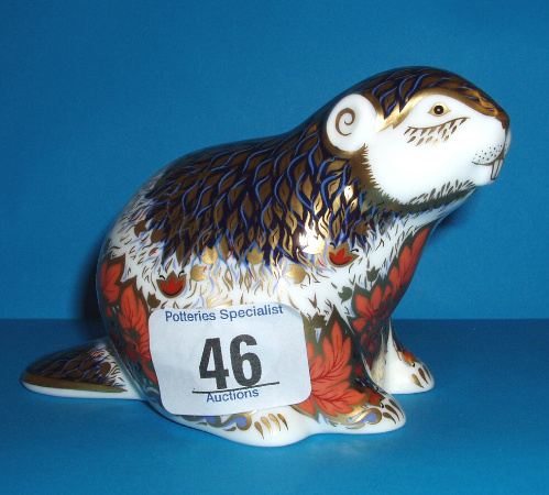 Appraisal: Royal Crown Derby Beaver Boxed