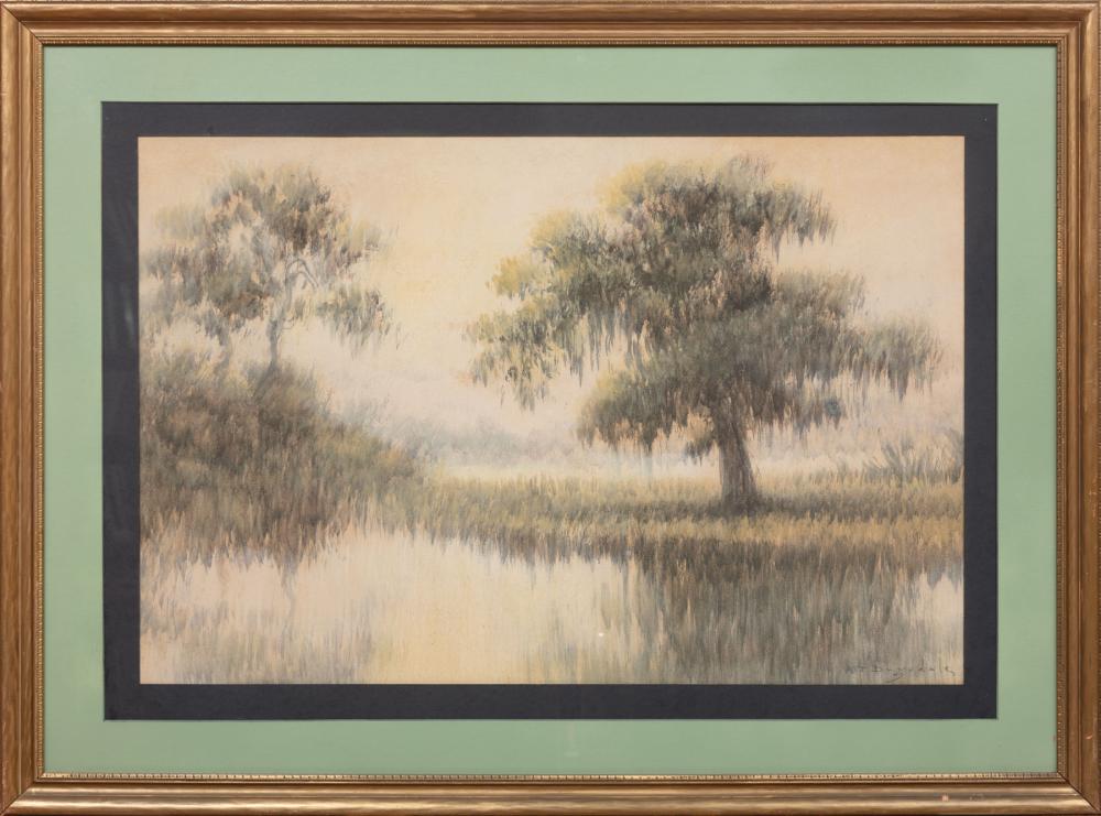 Appraisal: Alexander John Drysdale American New Orleans - Bayou Scene with