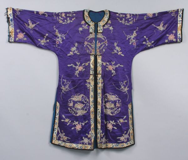 Appraisal: Late th-early th Century Chinese silk robe l EST