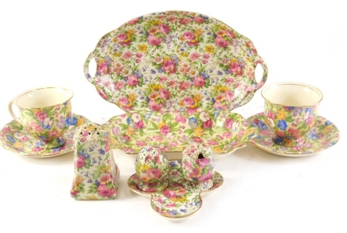 Appraisal: A Royal Winton Chintz sweet pea pattern cup saucer and