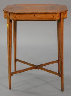 Appraisal: Continental lift top stand on square tapered legs joined by