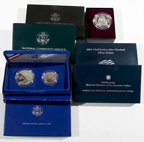 Appraisal: Silver Bullion Lot Seven and one Condition Please contact us