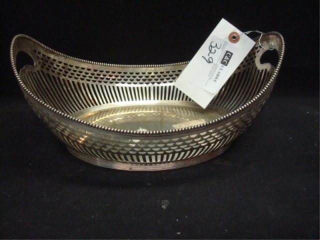 Appraisal: Possibly Silver Bread Basket Dimensions x Estimate -