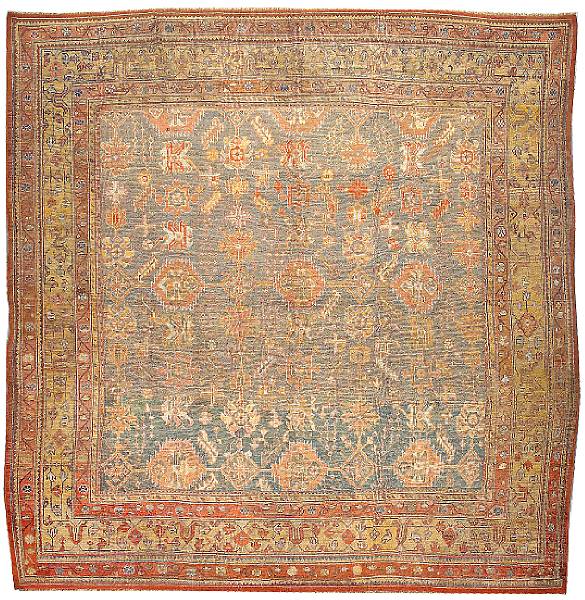 Appraisal: An Oushak carpet West Anatolia late th century size approximately