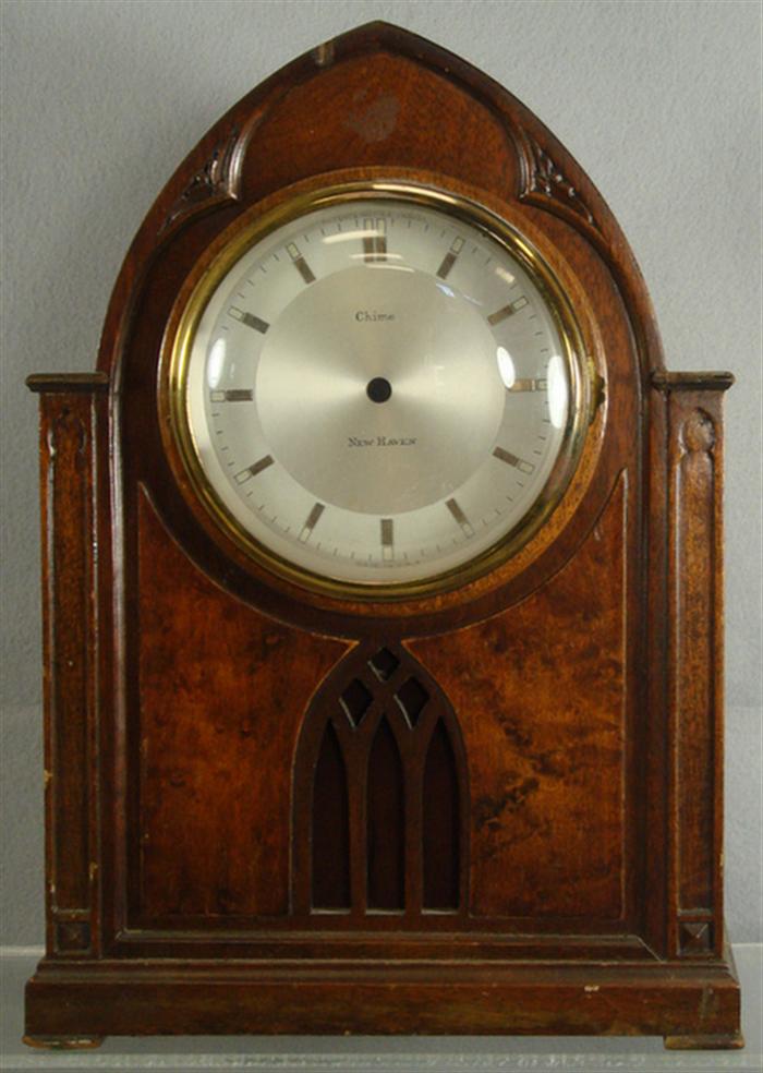 Appraisal: New Haven cloister chime clock case no movement h with