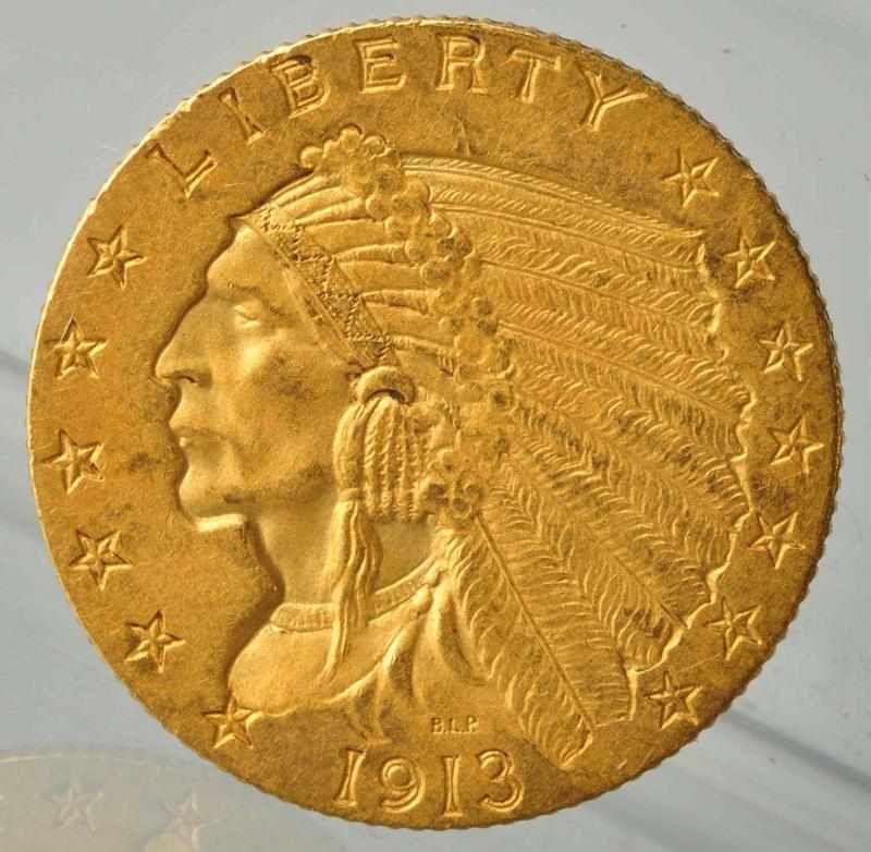 Appraisal: Gold Indian Quarter Eagle BU