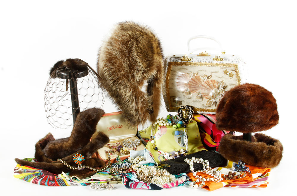 Appraisal: - Vintage Accessories Lot of vintage accessories to include purse