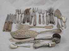 Appraisal: A mixed lot comprising a quantity of Dutch silver flatware