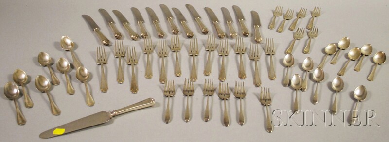 Appraisal: Group of Sterling Silver Flatware including twelve Towle Virginia Carvel