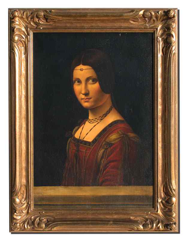 Appraisal: PORTRAIT OF LUCRETIA CRIVELLI AFTER LEONARDO DA VINCI BY A