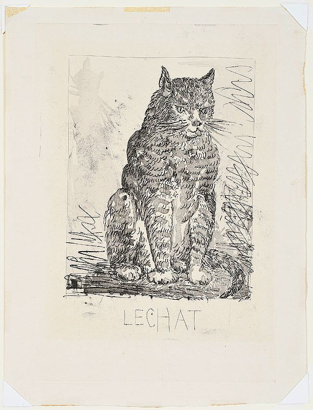 Appraisal: Pablo Picasso Spanish - Le Chat edition of unsigned sugar