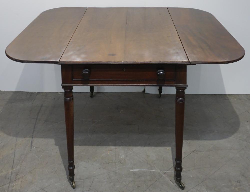 Appraisal: Regency Mahogany Drop-Leaf Pembroke Table x x in x x