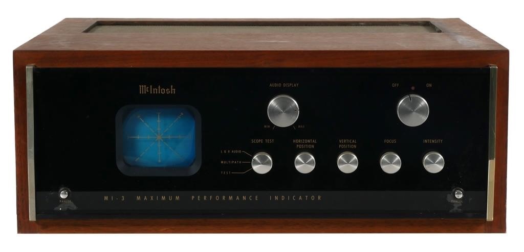 Appraisal: Mcintosh MI Maximum Performance Indicator stereo oscilloscope Approx lbs Unit