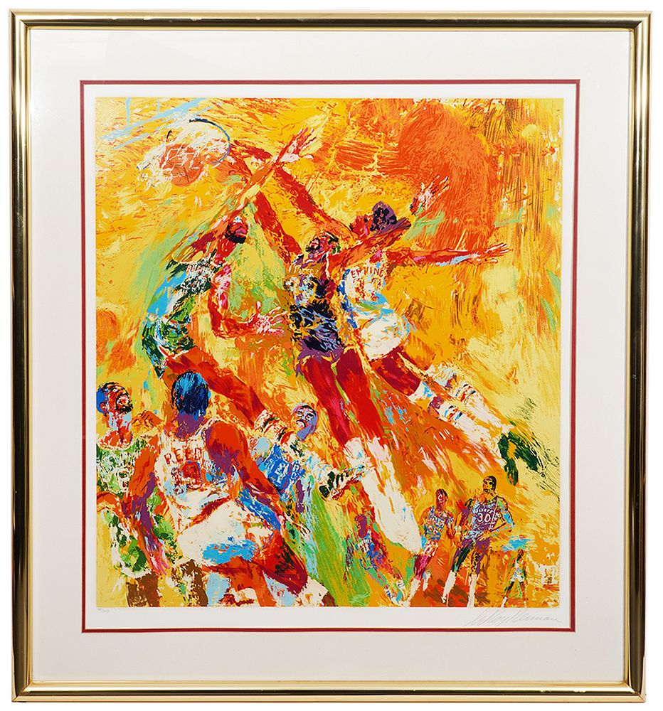 Appraisal: Leroy Neiman 'Basketball Superstars' Serigraph Leroy Neiman American - 'Basketball