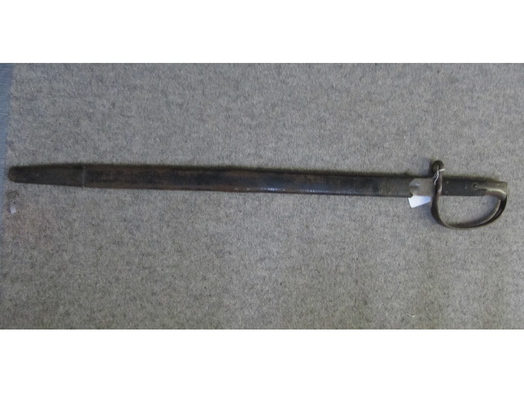 Appraisal: A sword bayonet in scabbard