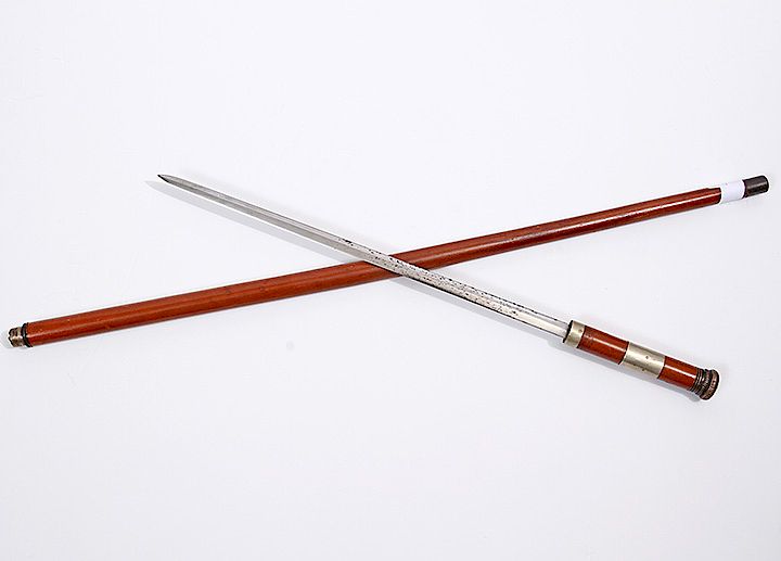 Appraisal: Cherry Sword Cane Late th Century- A cherry sword cane