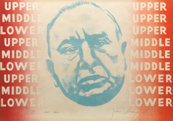 Appraisal: JAMES ROSENQUIST AMERICAN - x See Saw Class Systems Lithograph