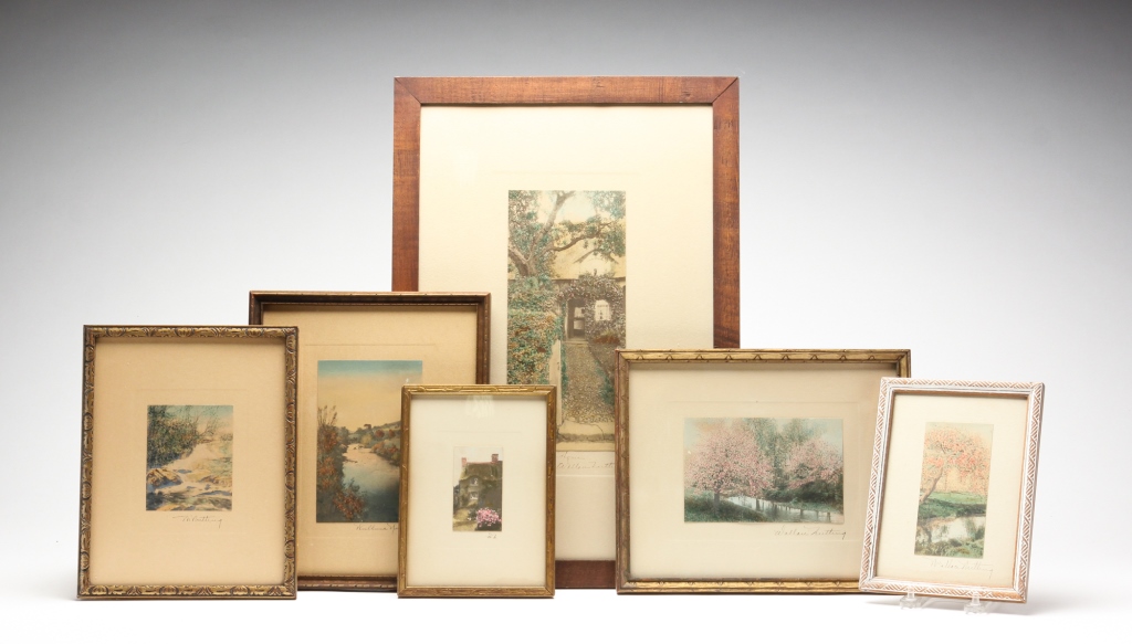 Appraisal: SIX WALLACE NUTTING LANDSCAPE PRINTS American first quarter th century