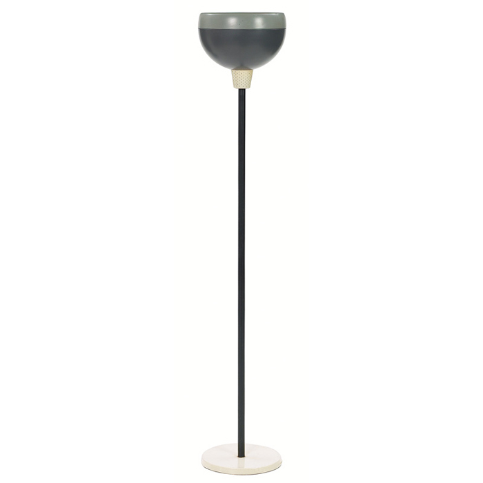 Appraisal: Stilnovo floor lamp attribution Italy s light and dark gray