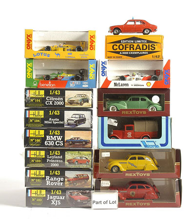 Appraisal: Rextoys Onyx Heller Cars and Kits - Rextoys x Cadillac