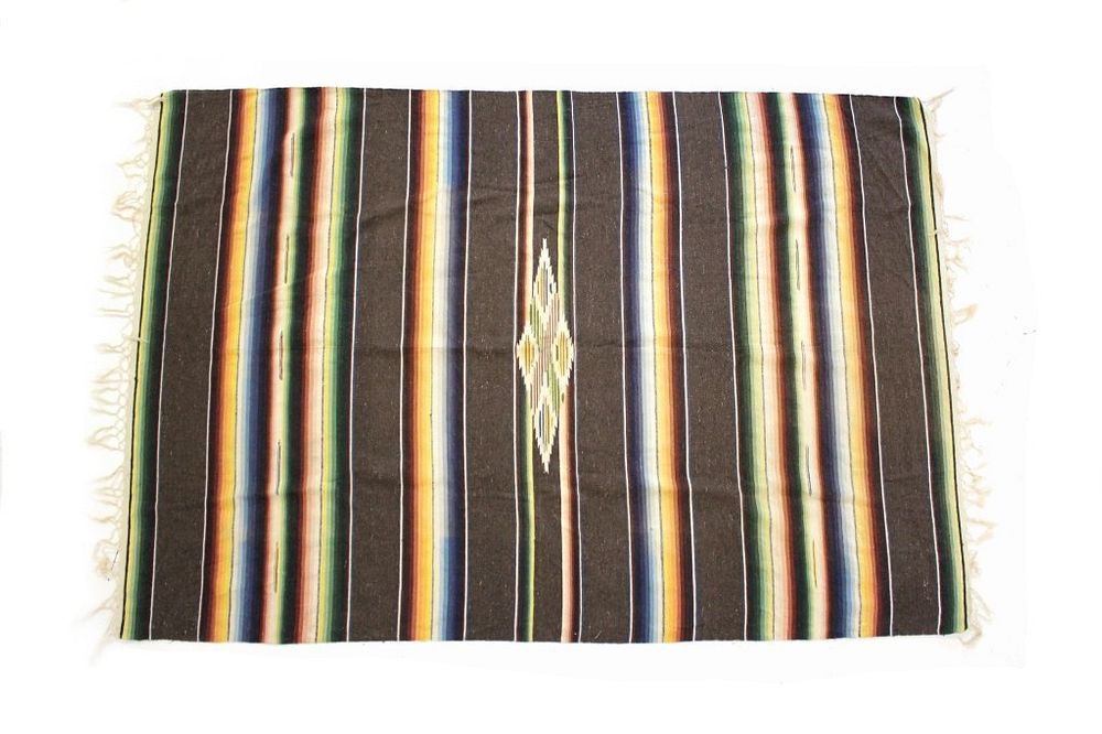 Appraisal: Zapotec Saltillo Cactus Fiber Blanket c Mid s For your