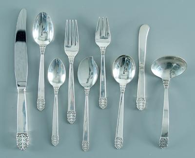 Appraisal: Northern Lights sterling flatware by International pieces all place pieces