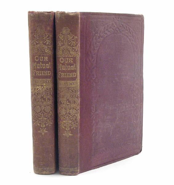 Appraisal: DICKENS CHARLES Our Mutual Friend London Chapman and Hall volumes