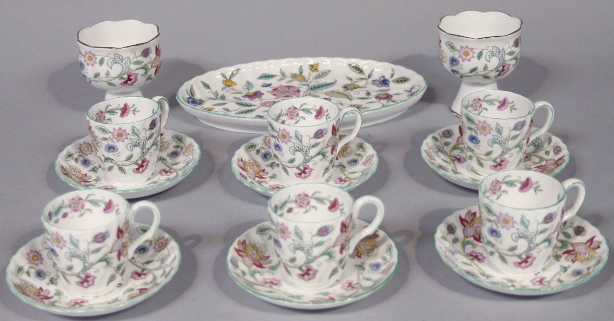 Appraisal: A Minton Haddon Hall pattern part service comprising of a