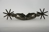 Appraisal: SPURS - Pair of th C Mexican riding spurs engraved