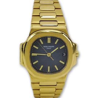 Appraisal: Man's Patek Philippe Nautilus Karat Yellow Gold Automatic Movement Watch